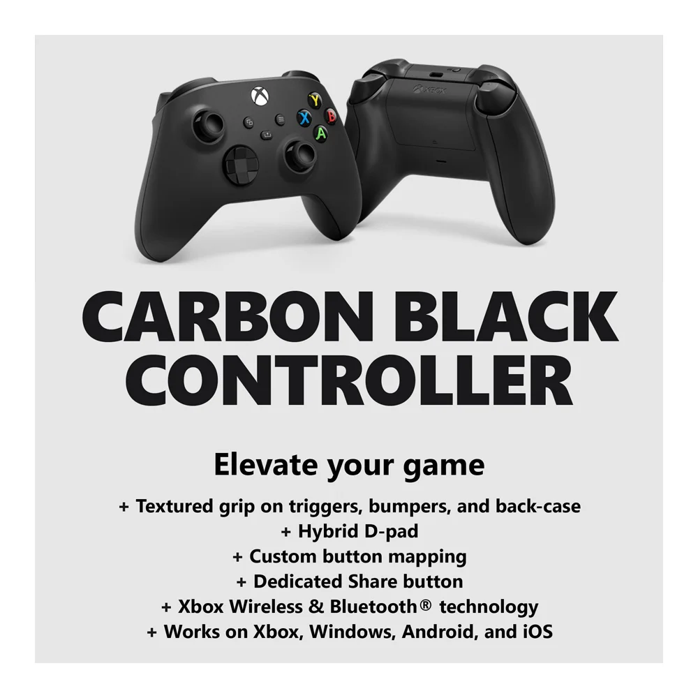 Xbox Wireless Core Controller - Carbon Black - Image 3