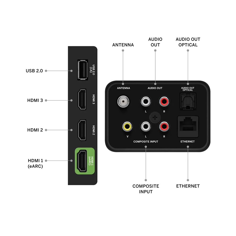 VIZIO 55-Inch V-Series 4K UHD LED HDR Smart TV Apple AirPlay and Chromecast Built-in, 55 inches - Image 2